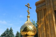 Купол и крест были установлены на новом храме в селе Никишино. Купол и крест были установлены на новом храме в селе Никишино.